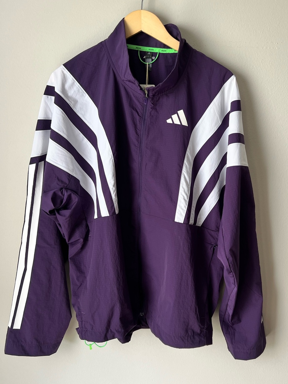 ADIDAS Adizero NYC Running Jacket Size M